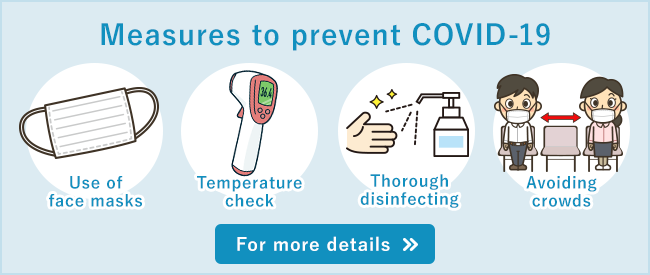 Measures to prevent COVID-19