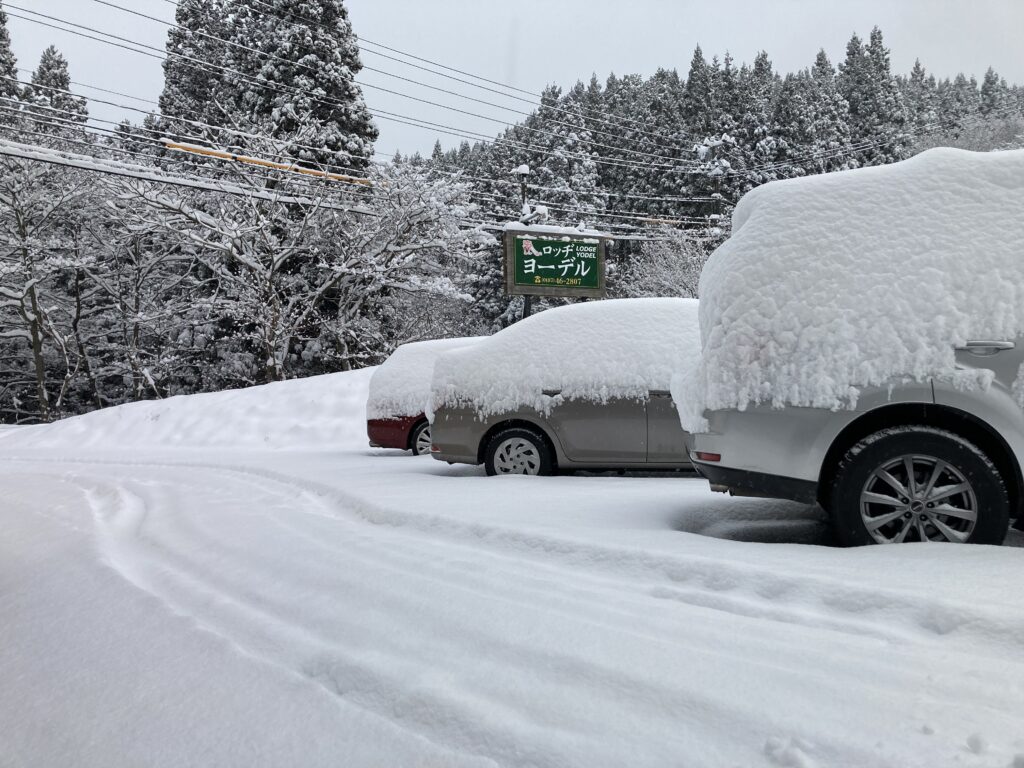 初雪＠ロッヂヨーデル　～2022冬～