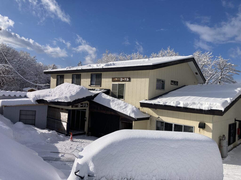 降雪からの晴天