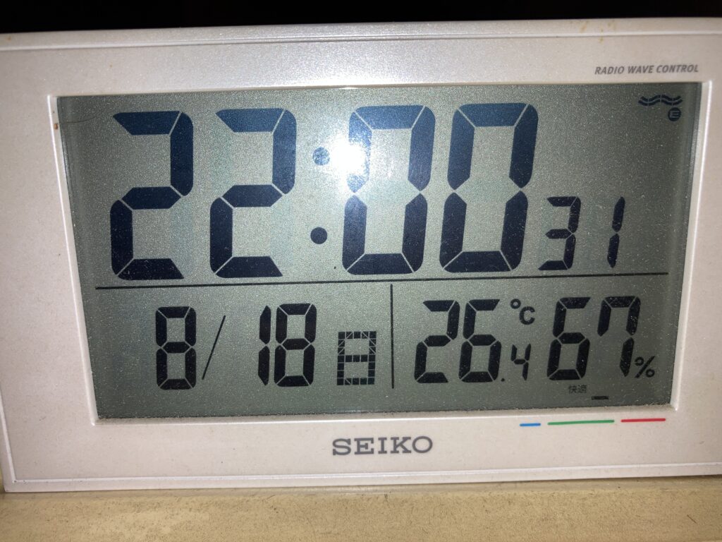 今夜はかなり涼しくなりました！
