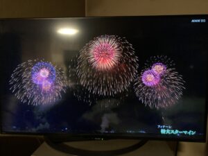 今日は大曲の花火の日